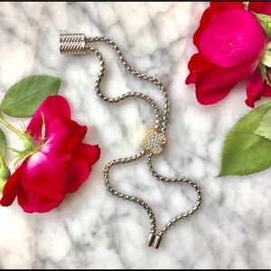 DY inspired bracelet Silver and Gold