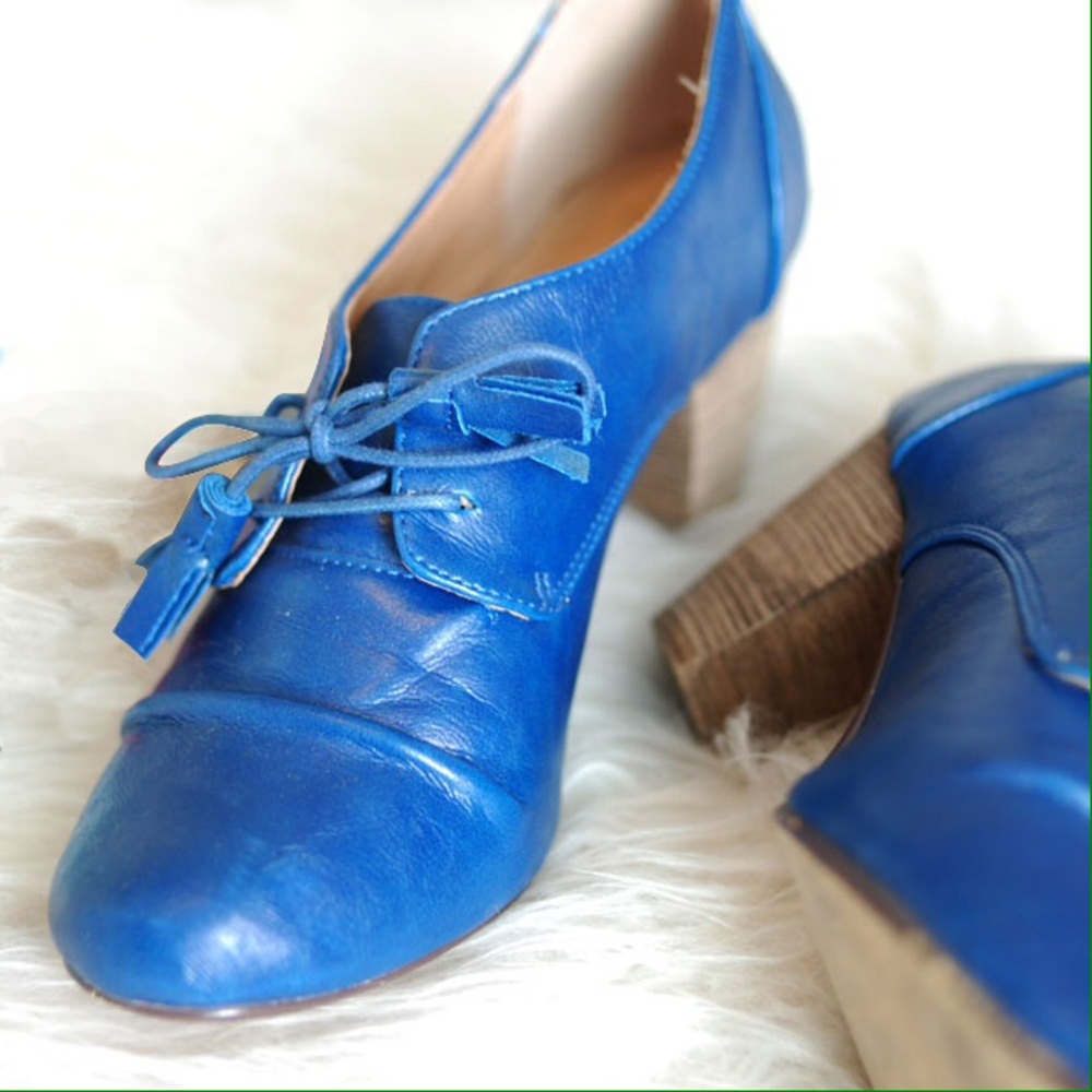 Chelsea Crew Blue Sierra Oxford Heels