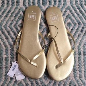 GAP gold sandals - NWT!