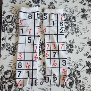 Sudoku toe socks
