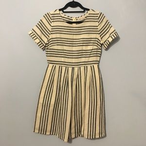 Madewell stucco stripe songbird dress
