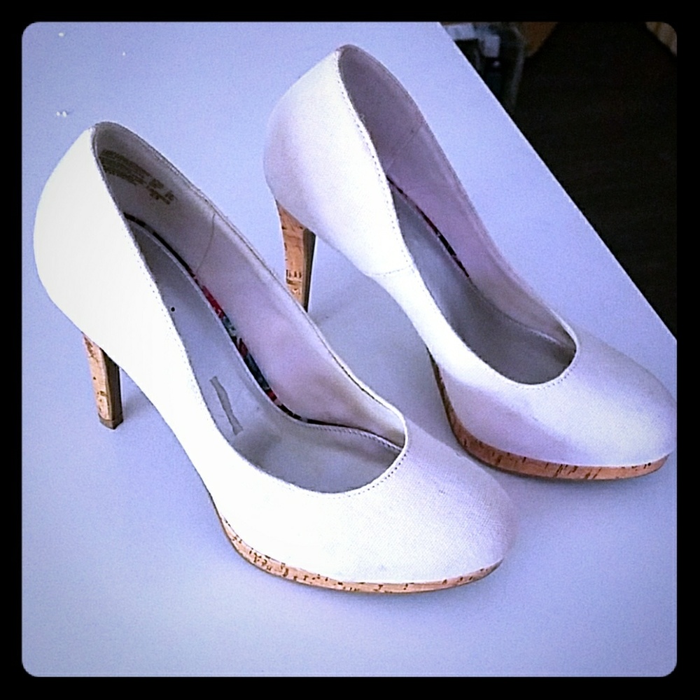 Cream colored heels