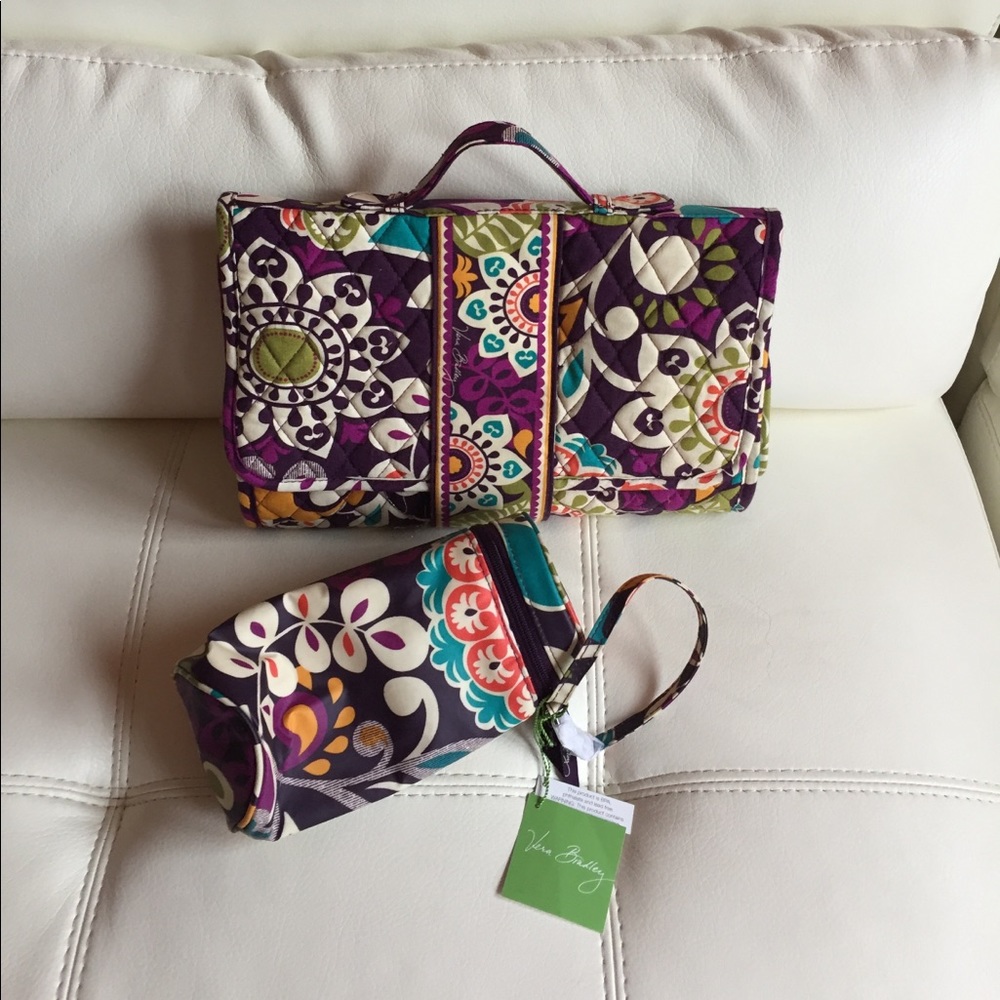 New Vera Bradley Changing Mat and Bottle Holder