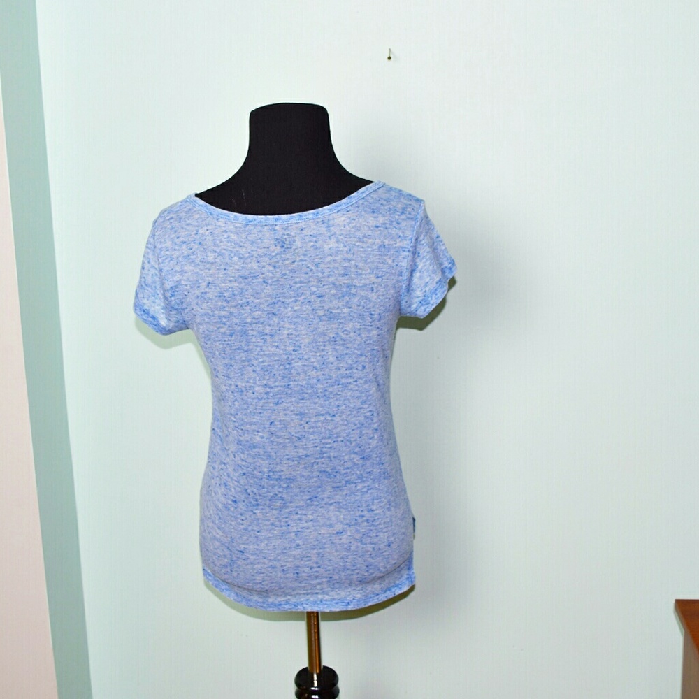Adorable Blue Speckled Top - Picture 2 of 2