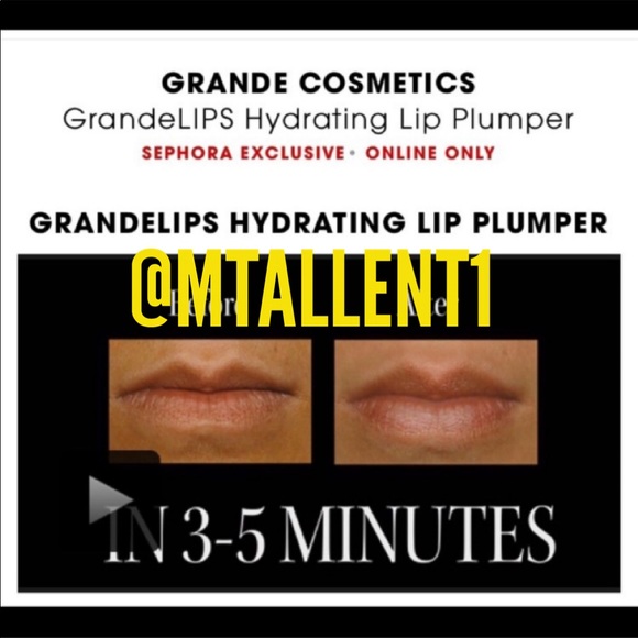 NIB💜Grande Lips💜"Pale Rose"  Lip Plumper Gloss - Picture 2 of 8