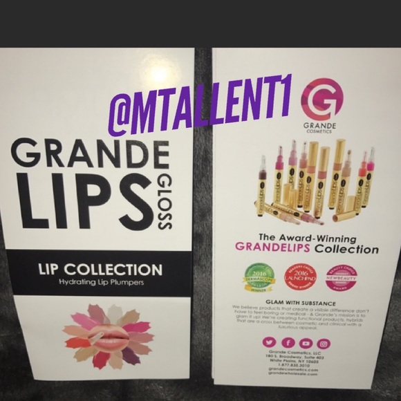 NIB💜Grande Lips💜"Pale Rose"  Lip Plumper Gloss - Picture 6 of 8