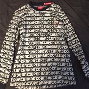 Supreme SS17 Super Hardcore Jacquard L/S Size M