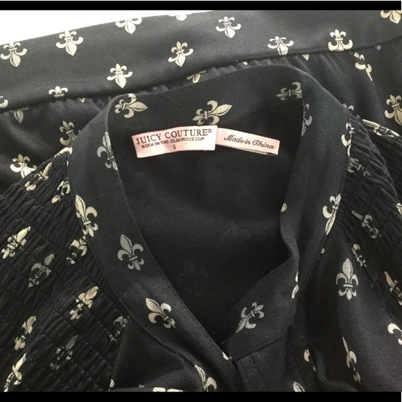 JUICY COUTURE 100% silk top, SZ S - Picture 2 of 4