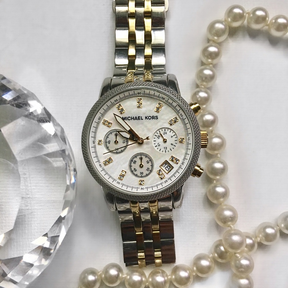 Michael Kors MK5057 Two-toned Watch