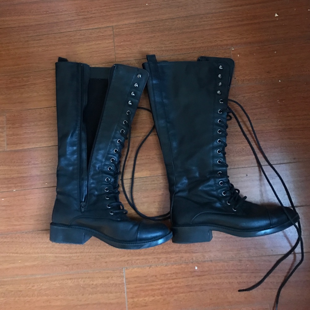 Forever 21 Black Knee High Boots