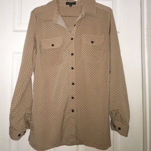 Woman's polka dotted blouse