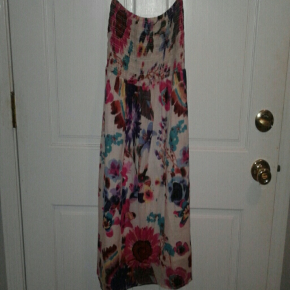 Ocean breeze Strapless stretch top dress