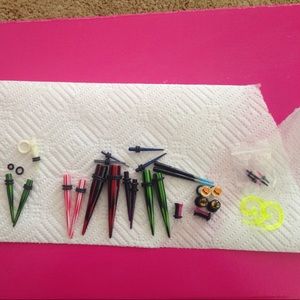 Body Jewelry Ear gauges set