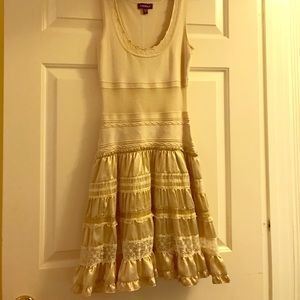 Beige Bebe dress