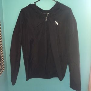 Light black windbreaker