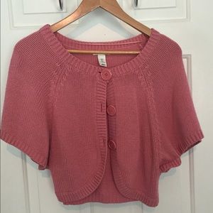 Dusty pink shrug
