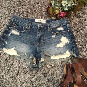 Hollister jean shorts