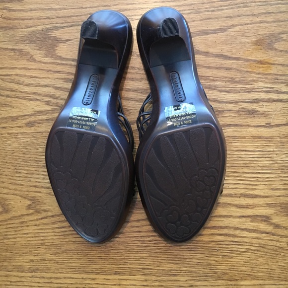 Relativity Slide Sandals, Brown, NWOT, sz 9.5 - Picture 2 of 2