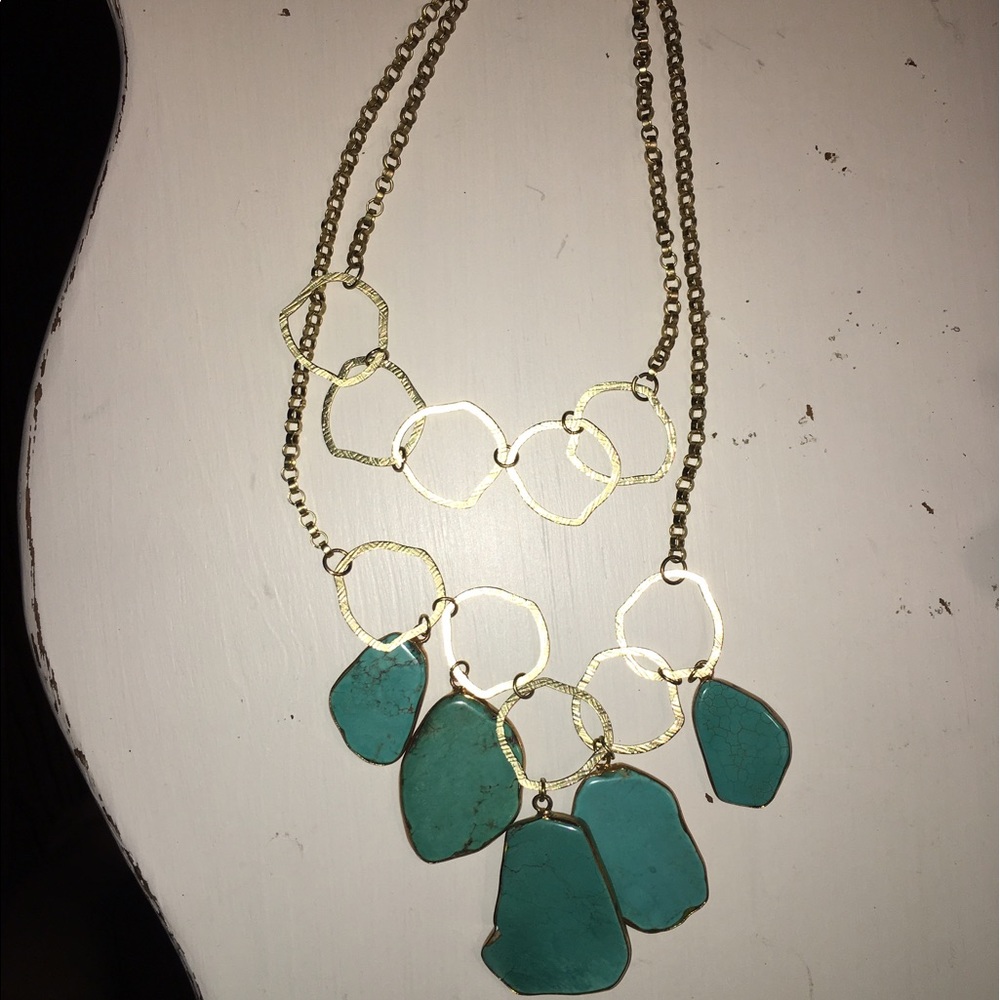 Turquoise Anthropologie Necklace