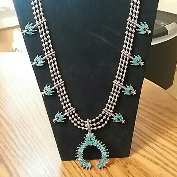 Goldette Jewelry - Vintage Goldette Squash Blossom Necklace