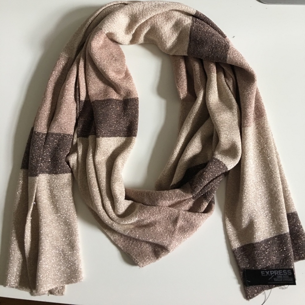 Glitter Scarf Neutral