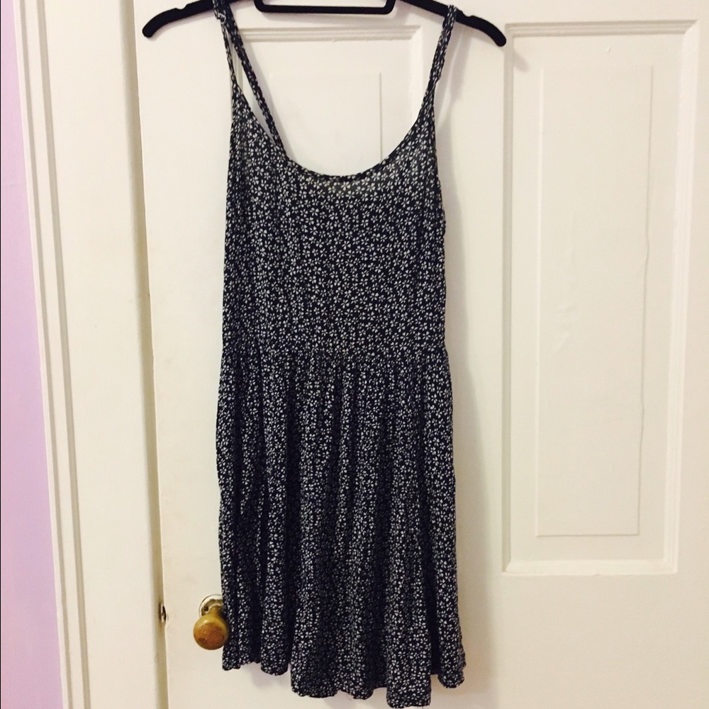 Blue and white patterned Brandy Melville dress