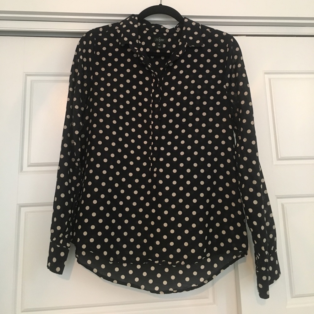 Polka dot blouse
