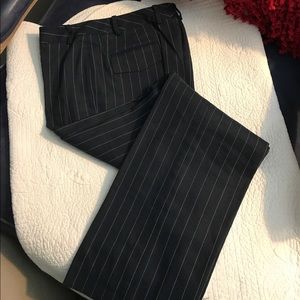 Brooks Brothers-NWOT-Navy Pinstripe Slacks-Size 6