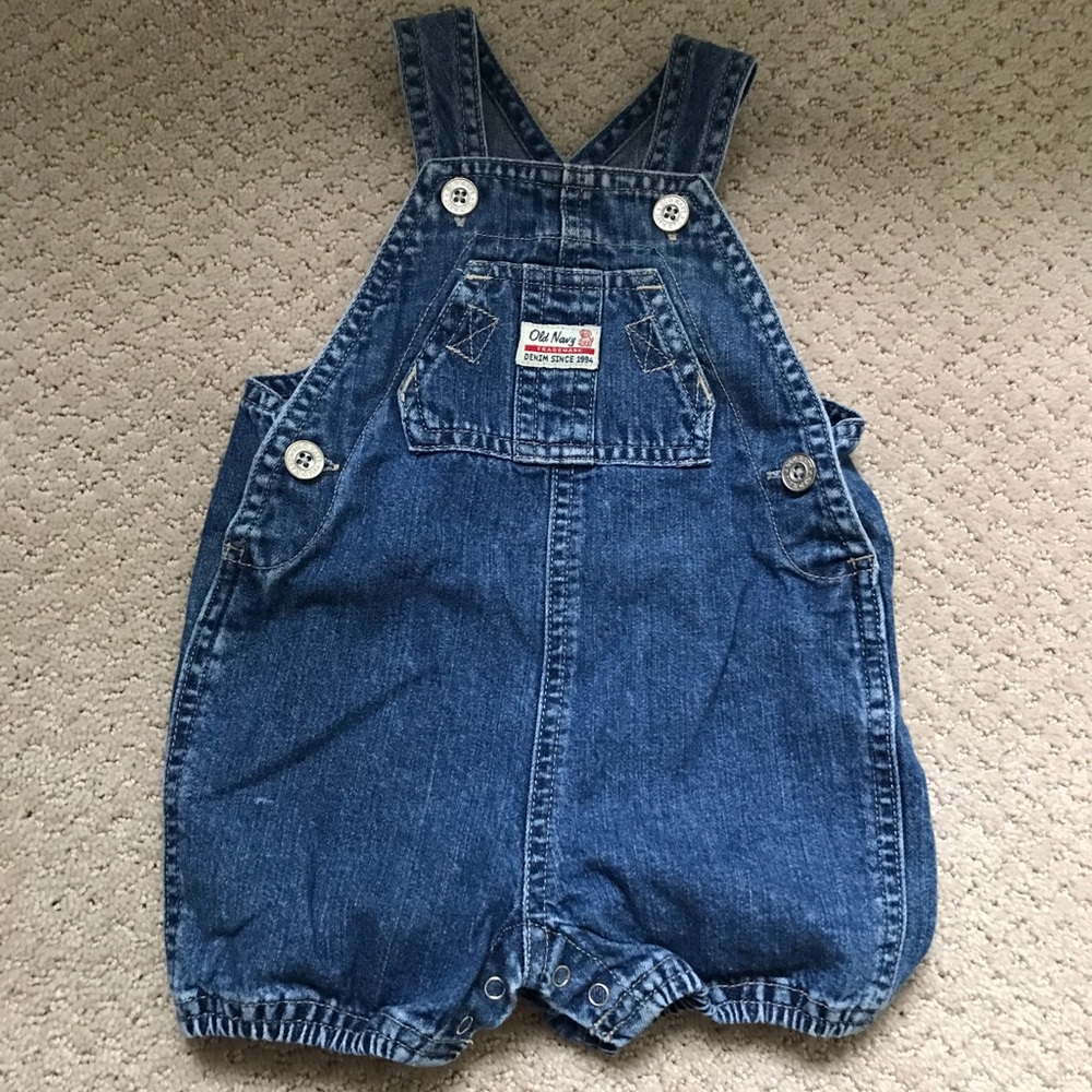 Denim Overall shorts for baby