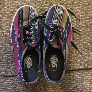 Aztec Printed Vans Women's Size 7.5