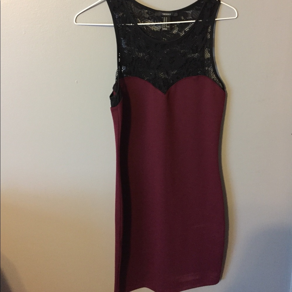 Maroon/burgundy cocktail dress