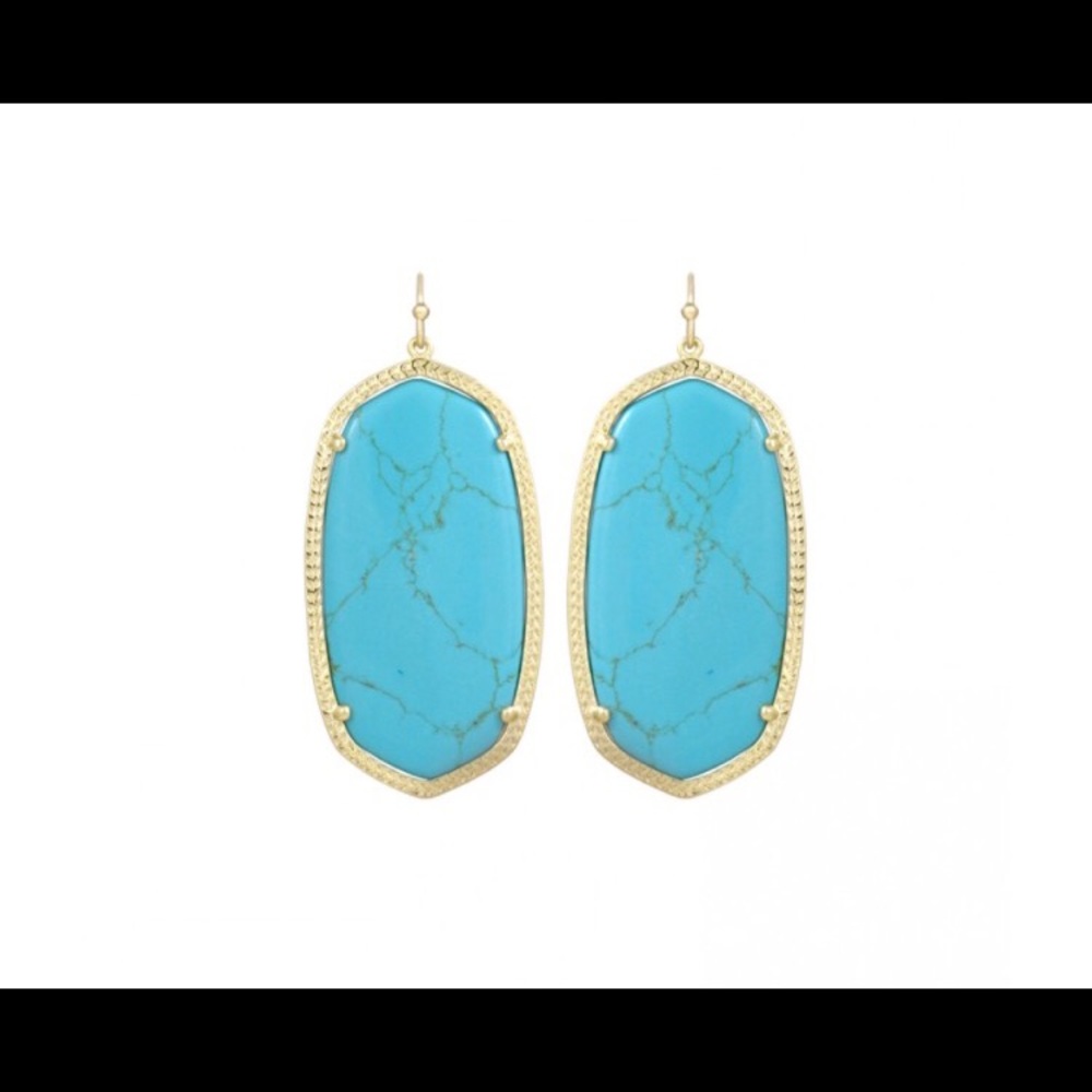 Kendra Scott Danielle earrings in turquoise