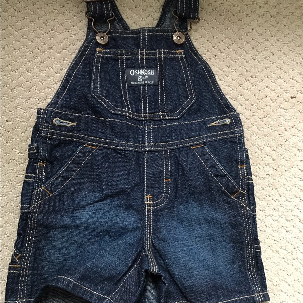 NWOT Oshkosh Denim overall shorts