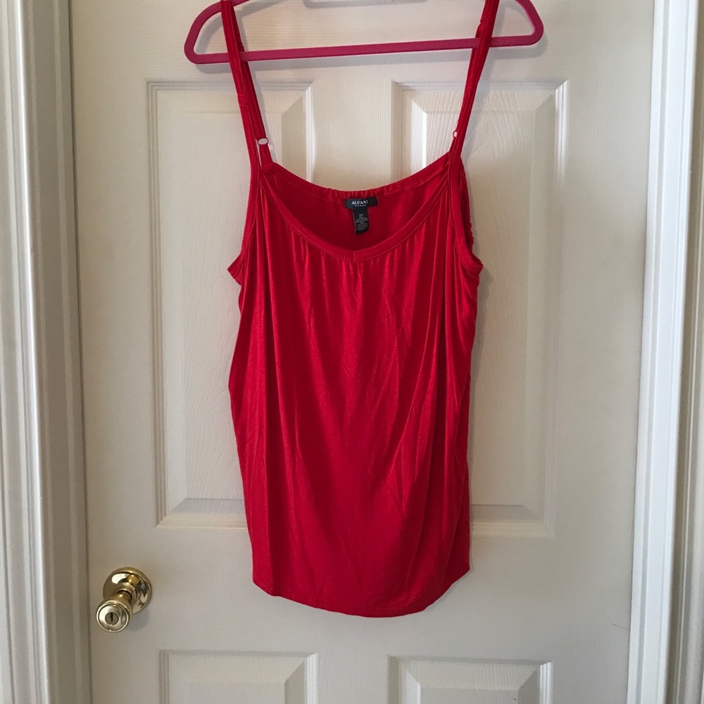 Alfani 3x 24 red tank top