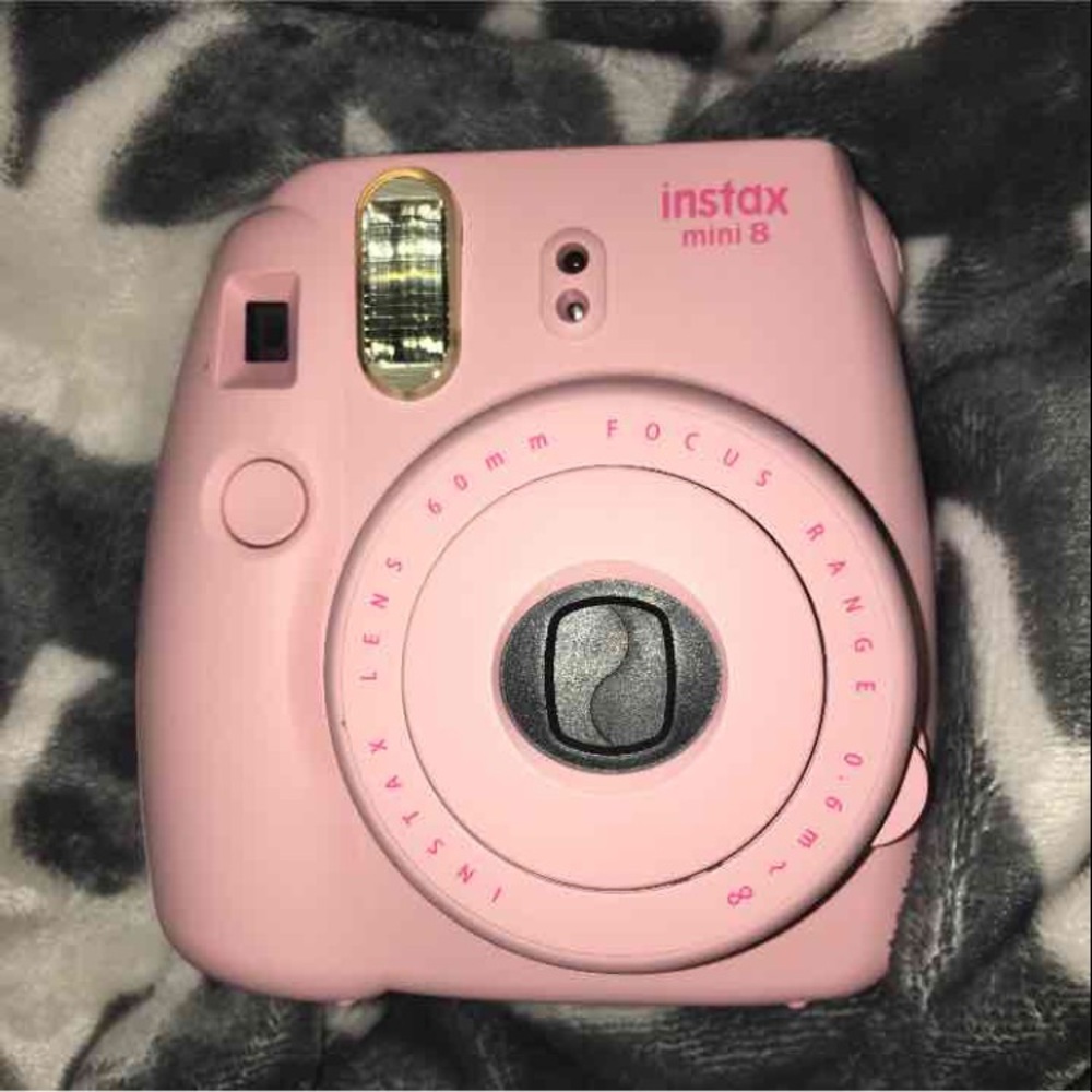 Pink Instax mini 8