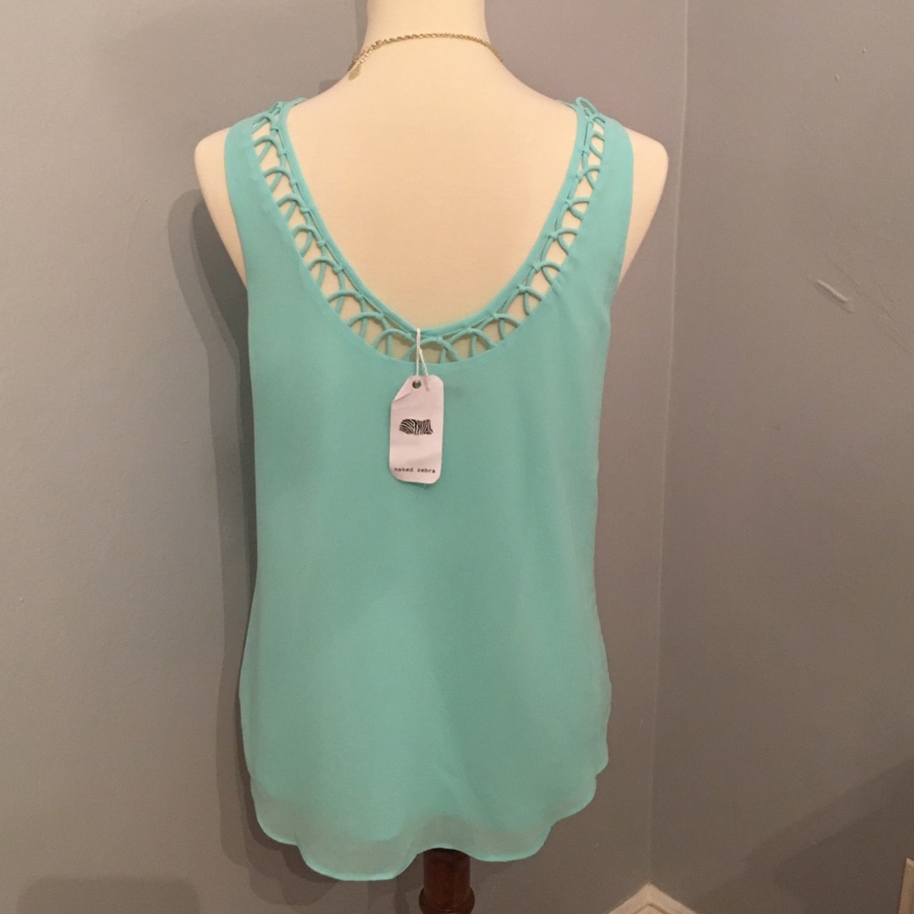 NWT Naked Zebra tank