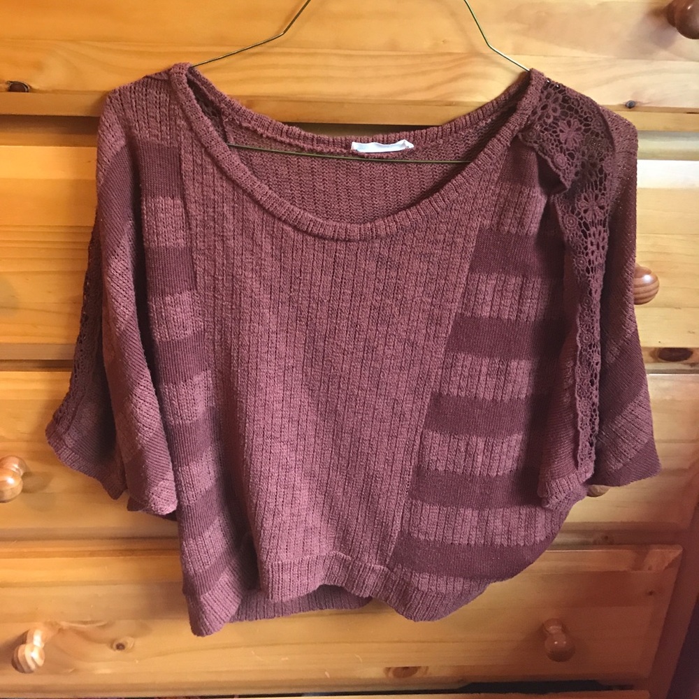 Burnt orange sweater