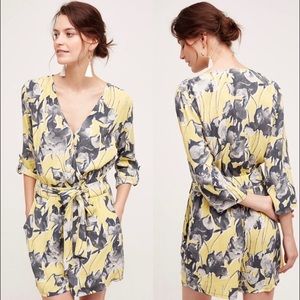 Elevenses Somerset yellow romper. Small