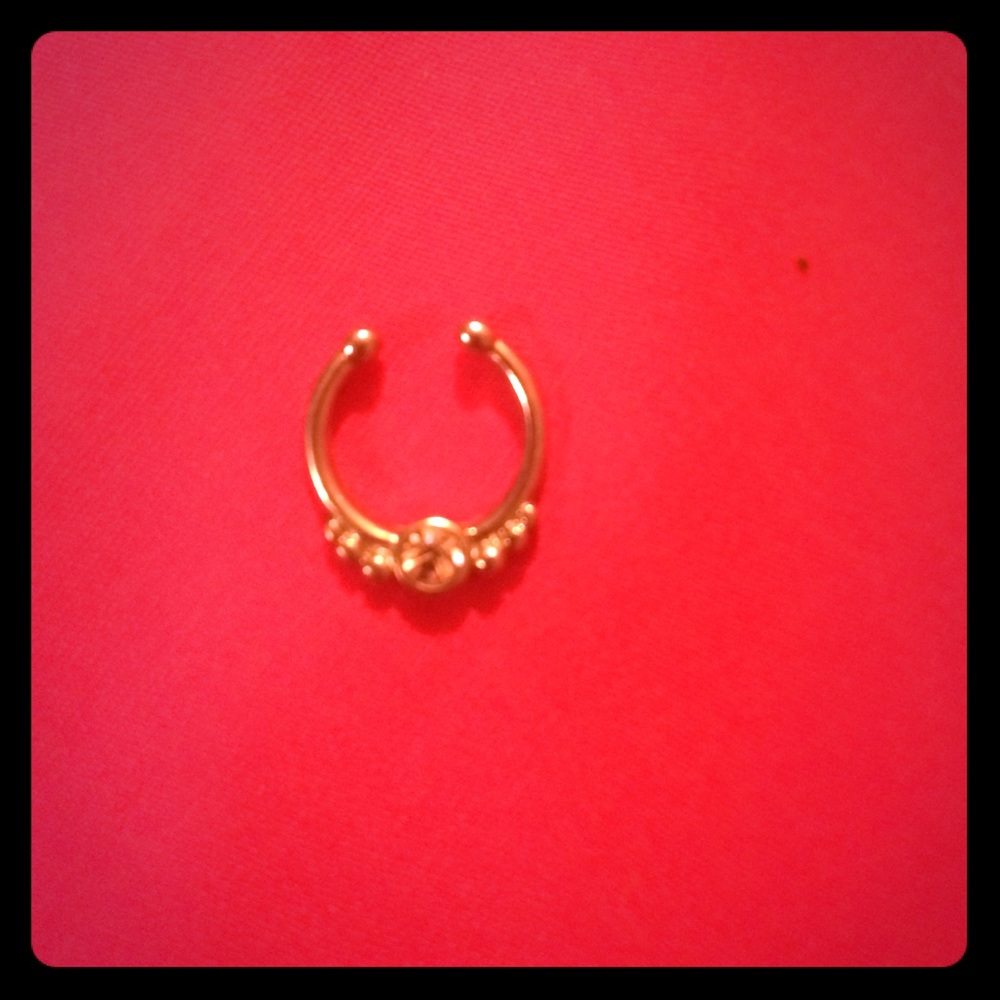 Fake septum ring