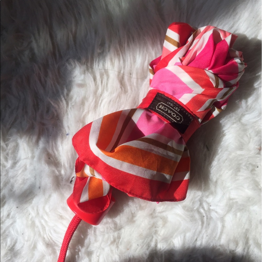 Cute coach umbrella, never used!