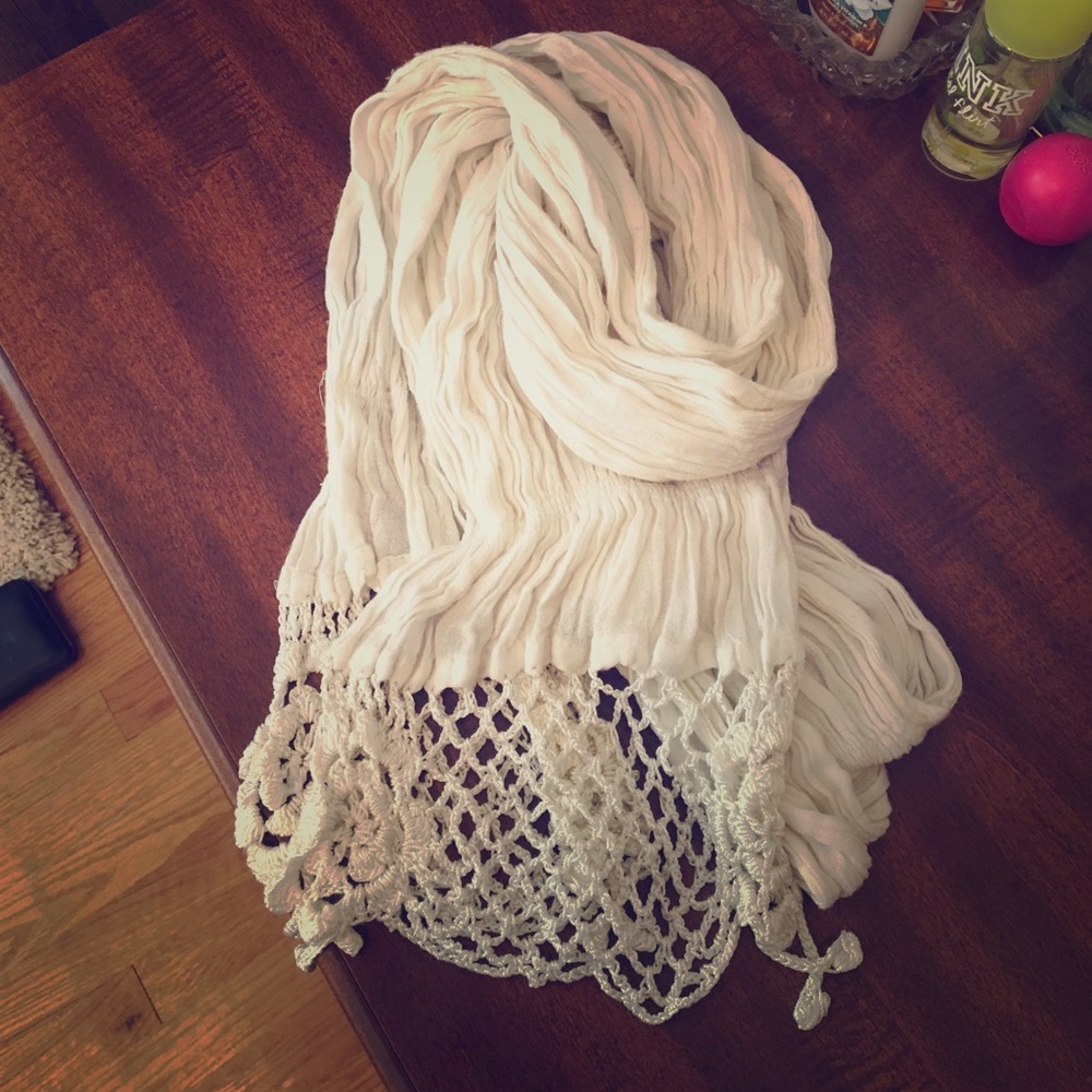 White scarf