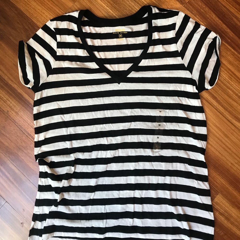Striped Polo Ralph Lauren T Shirt New