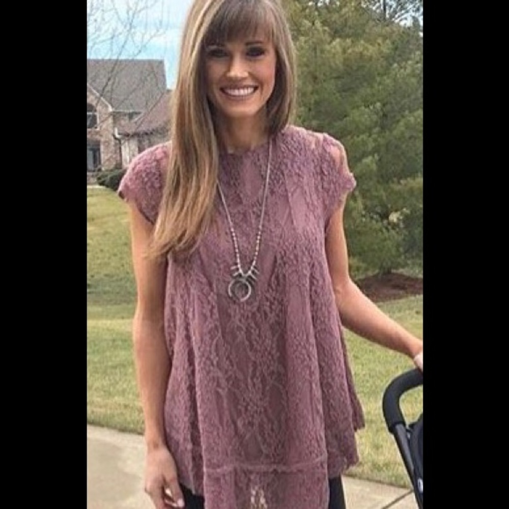 Baby doll lace shirt