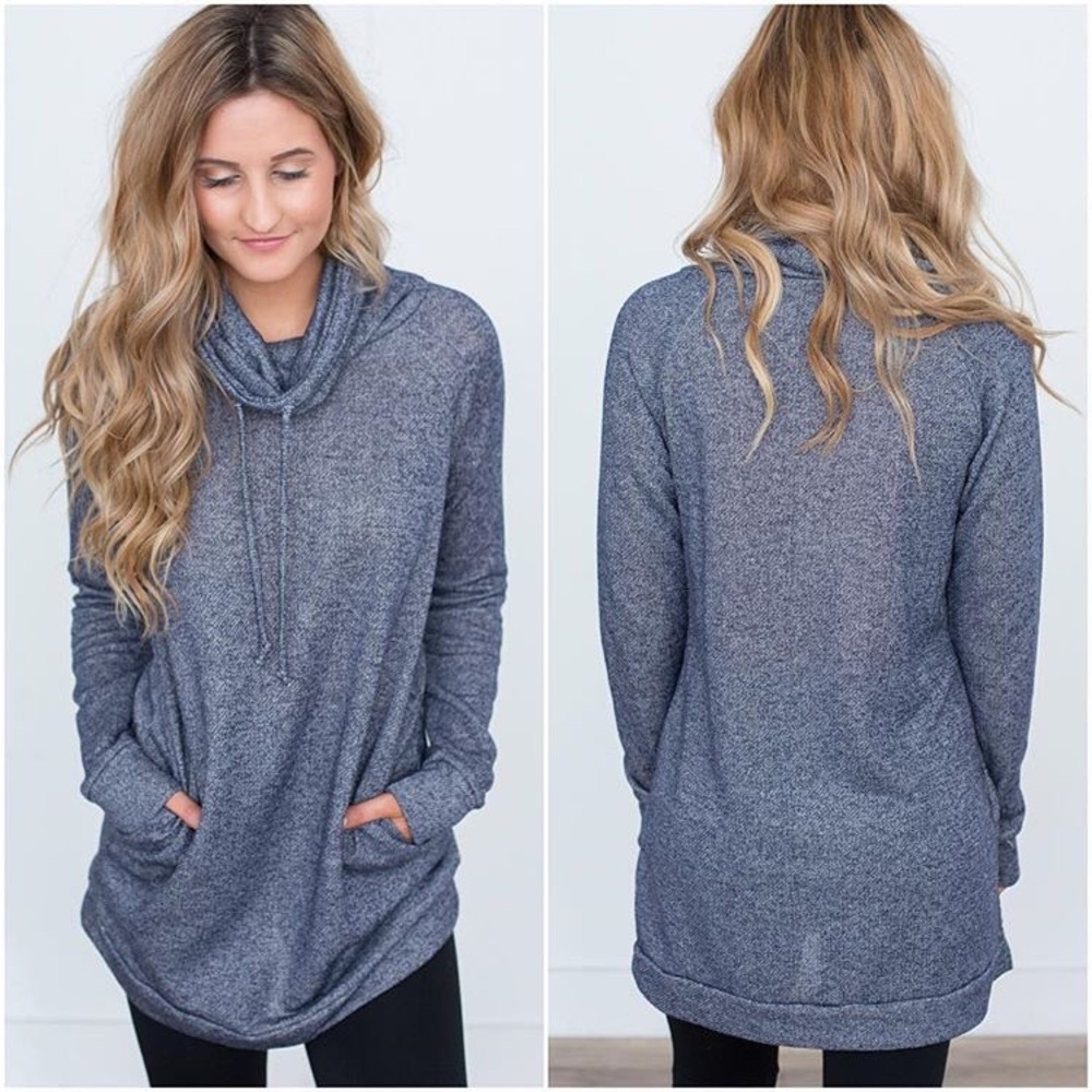 Running sweatshirt blue