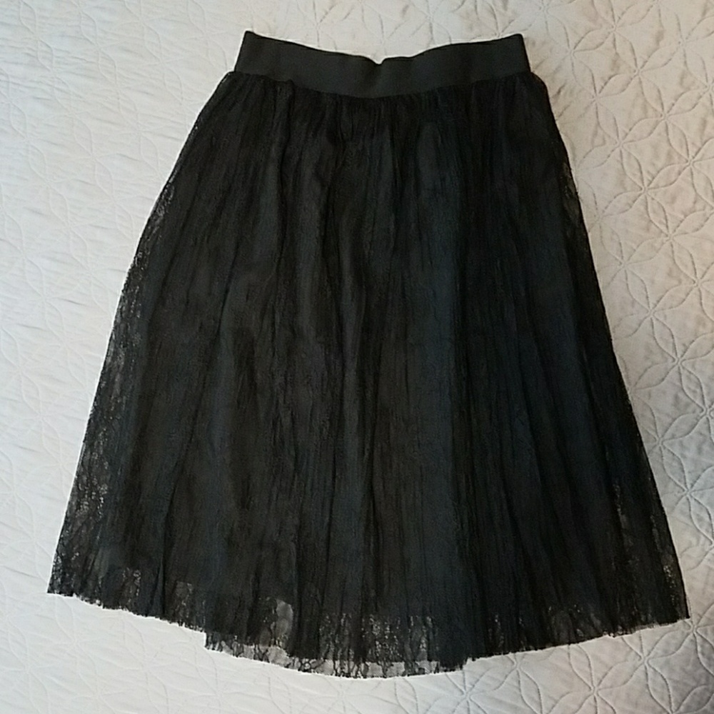 Black Lace skirt
