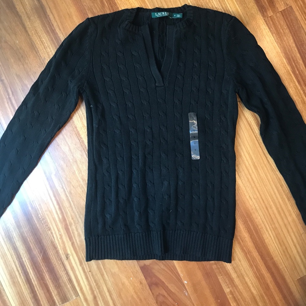 Ralph Lauren Knit Black Women's Sweater