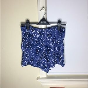 Hollister Blue Flowy Shorts