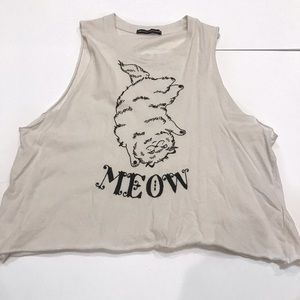 Brandy Melville Meow Tank Top