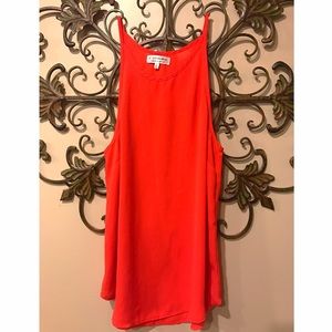 Bright Red High-Neck Tank