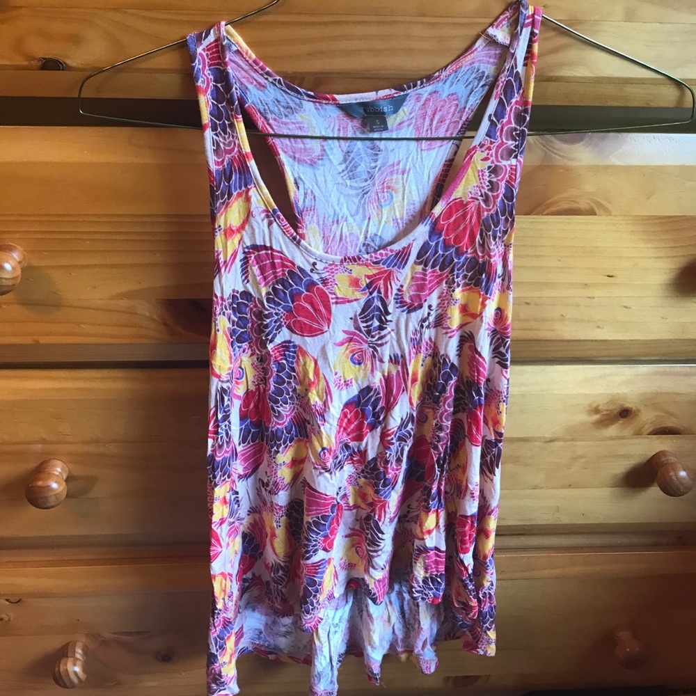 Multi colored tank top